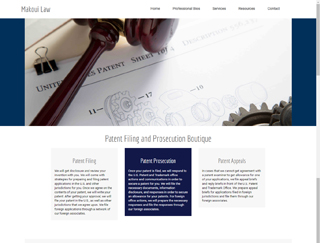 Website Design / Development & SEO School for Patent Attorney Los Angeles Silicon Valley Orange County
